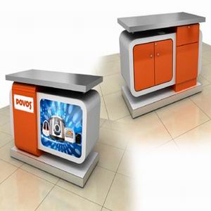 展柜設(shè)計,上海展柜制作,化裝品展柜,手機展柜