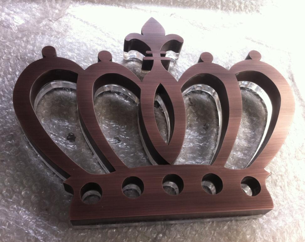 紫銅仿古發光字（背發光+背襯亞克力）